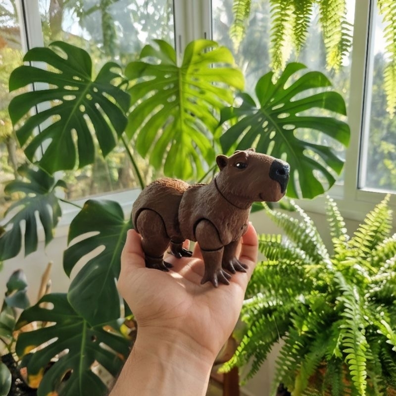 capivara articulada, brinquedo capivara, capivara decorativa em Oferta na Shopee