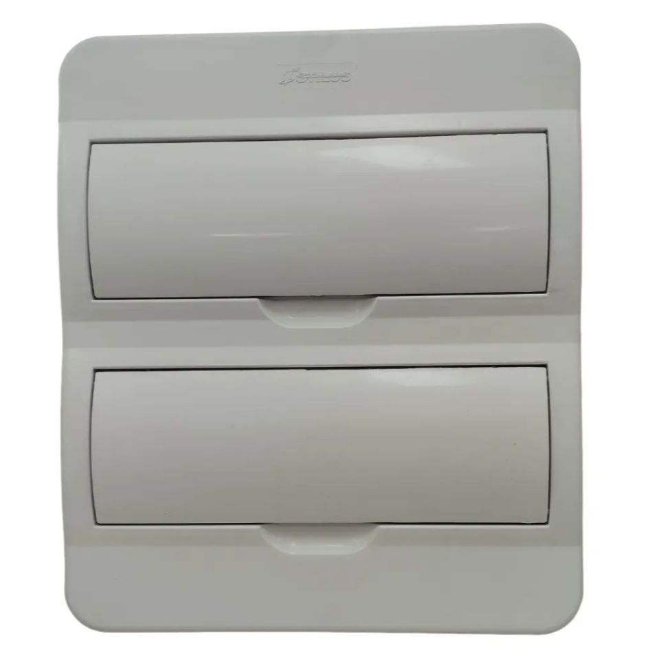 Quadro de Distribuição 18 a 24 Disjuntores / Quadro de Luz Embutir Empresarial & Residencial SEM DISJUNTOR