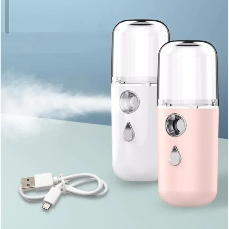 Mini Umidificador Vaporizador Facial Nano Spray Portátil Recarregável USB Hidratante de Pele Vapor Frio Beauty Care
