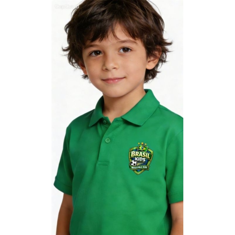 Camiseta do Brasil menino infantil