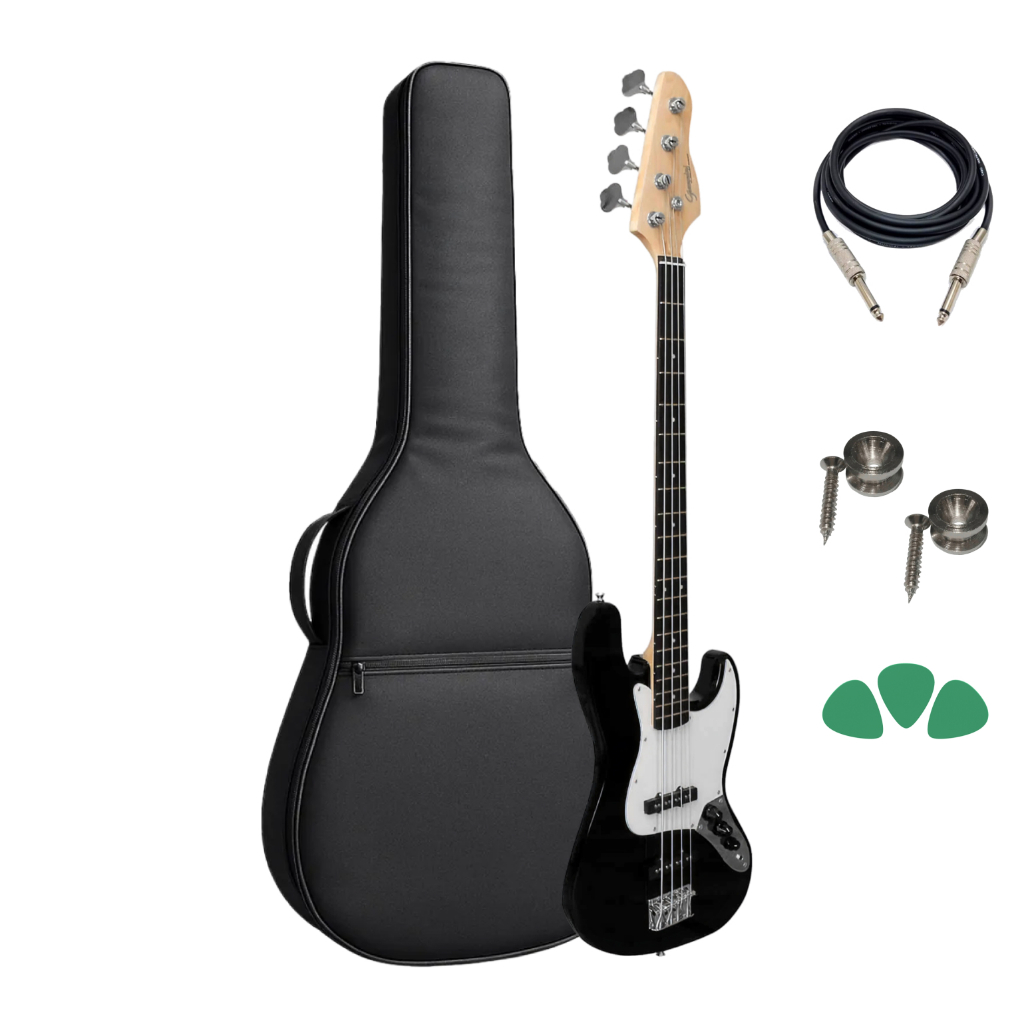 Kit Baixo Giannini Gb 100 - 4 Cordas C Escudo+ Capa/paleta