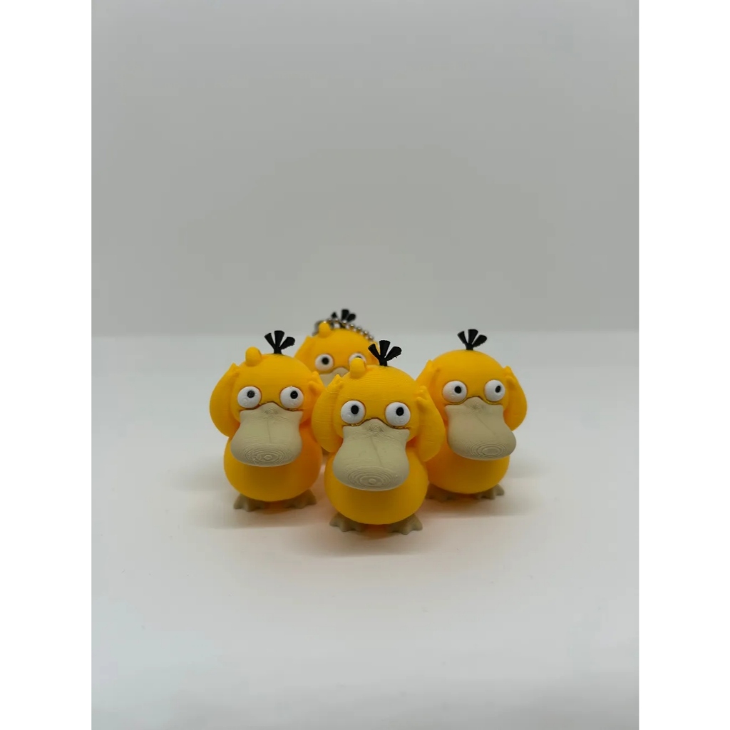 Chaveiro Psyduck Pokemon Miniatura Fofa Acessório Mochila Bolsa Decorativo Colecionável Presente Geek