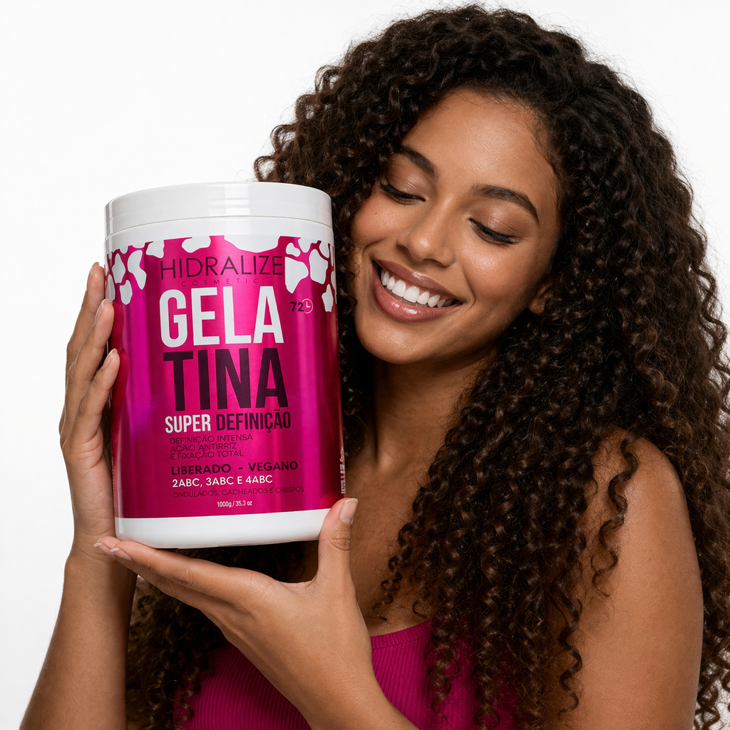 Gelatina Capilar Vegano Definição Hidratação Hidralise 1kg em Oferta na Shopee