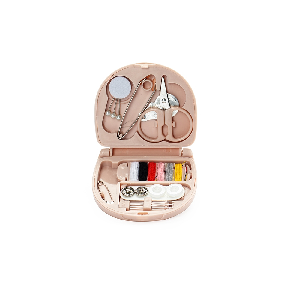 Kits 5 Mini Kits Costura Portátil Com Estojo Plástico Viagem Emergência Essencial — imagem 2 de 2