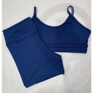 Conjunto Short e Top Fitness feminino Academia Cintura Alta em Oferta na Shopee