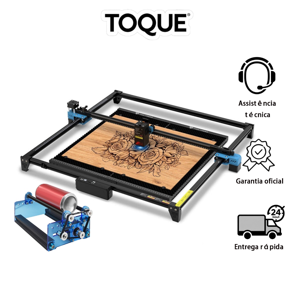 TTS-20 PRO MAX Máquina de gravação a laser - Área de trabalho extra grande 600*600MM TWOTREES