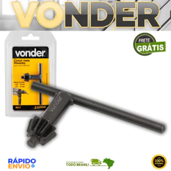 Chave Mandril Para Furadeira 3/8'' - 10 mm e 1/2'' - 13mm Vonder Resistente Alta Durabilidade Oferta