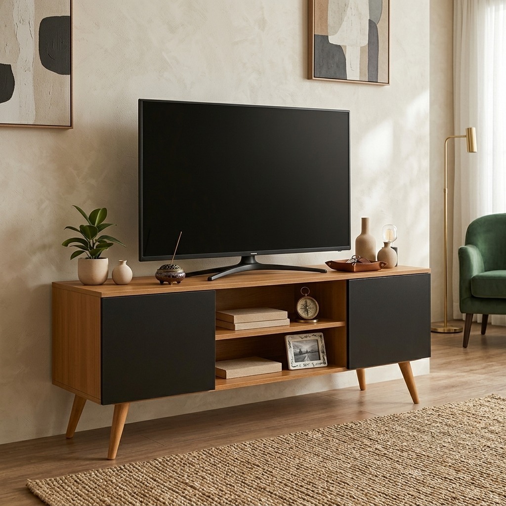 TOP VENDAS Rack Sala De Estar Multiuso Para TV até 50 Polegadas - Cores