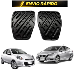 Capa Pedal March Sentra Versa 2007 2008 2009 2010 2011 2012 2013 2014 2015 2016 2017 2018 2019