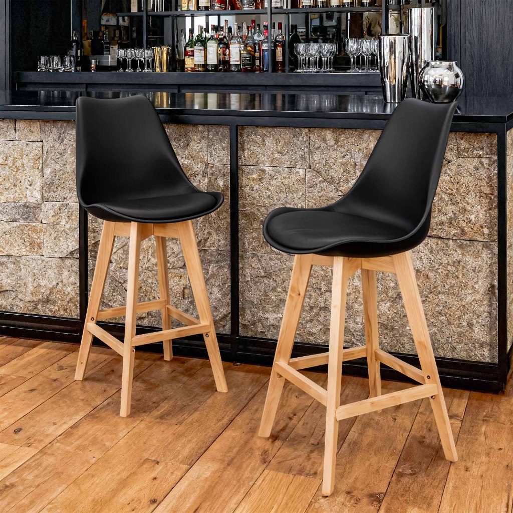 Banquetas Alta Monty Leda Bancos Bancada Cozinha Americana Bar Balcão - Direto da Fabrica Kit 2