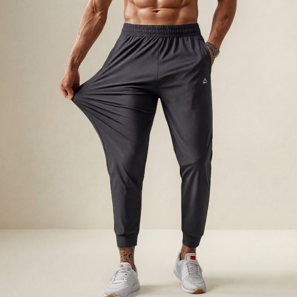 Detalhes do Calça Estilo Jogger Helanca Plus Size Esportiva P ao G4 Masculina Casual Treino