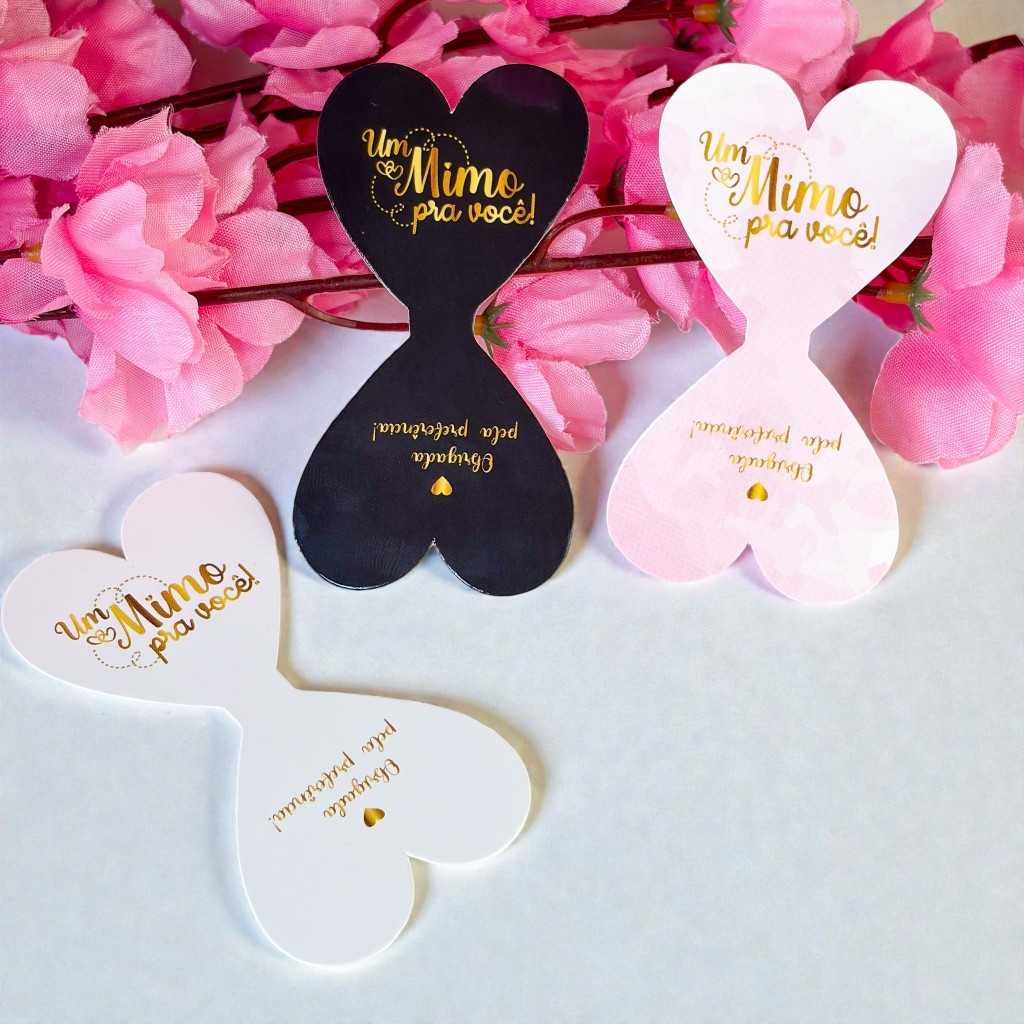 TAG para acessórios, scrunchies/xuxinha de cabelo - Mimo para seu cliente 25/50/100  unidades