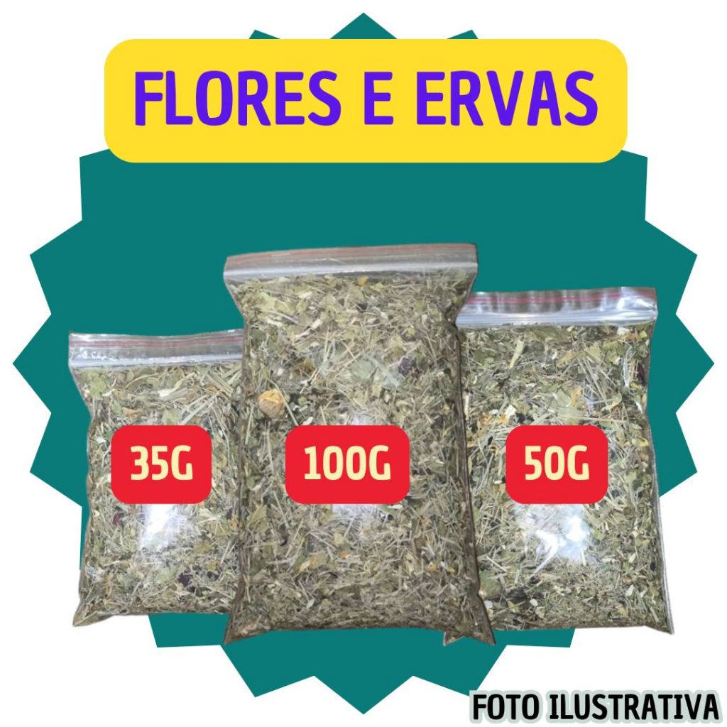 Mix de Flores e Ervas para hamster