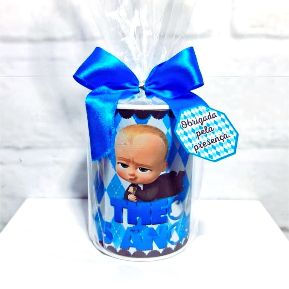 Cofrinhos Personalizado O Poderoso Chefinho / Lembrancinha de Festa /Aniversário Chefinho