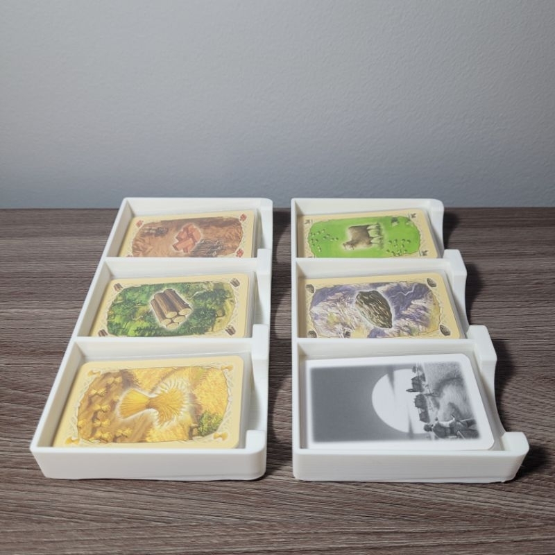 Insert Catan | Organizadores Cartas Sleeves Fichas Dados | Jogo de Tabuleiro Acessório