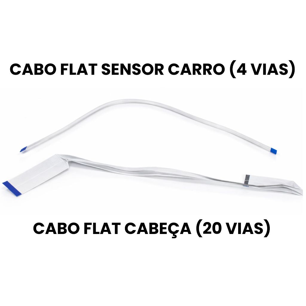 Kit Cabo Flat Cabeca de Impressao + Flat Sensor Carro L3110 L3150 L3210 L3250 L1250 L3260