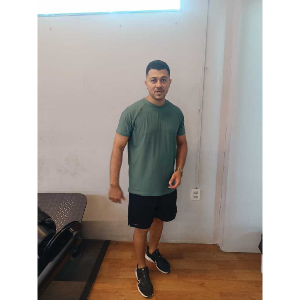 Camisa Camiseta Masculina Malha Fria Treino Dry Fit Atividades Físicas Academia Corrida