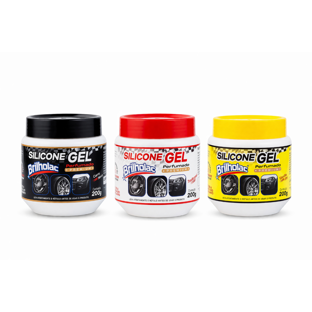Silicone Gel Automotivo Brilholac Perfumado 200g