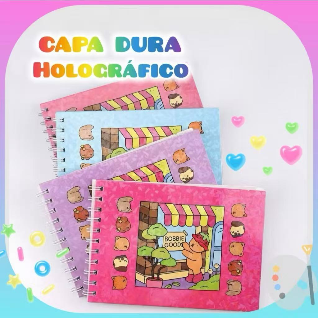 Livro de Colorir  cute 50 Folhas Caderno de Desenho Pintura Coloring Book infantil em Oferta na Shopee