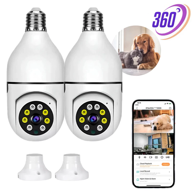 Câmera de Segurança WIFI v360pro 8177 360° — foto 3