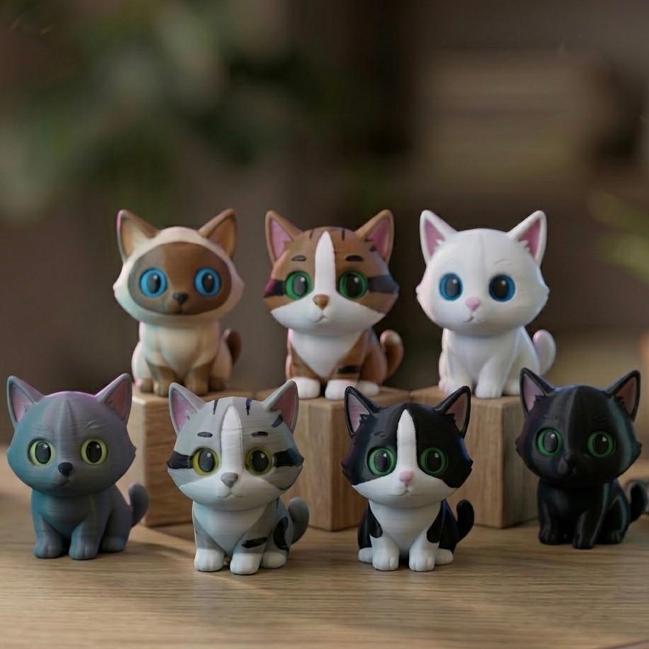 Coleção Gato - Miniatura 3D