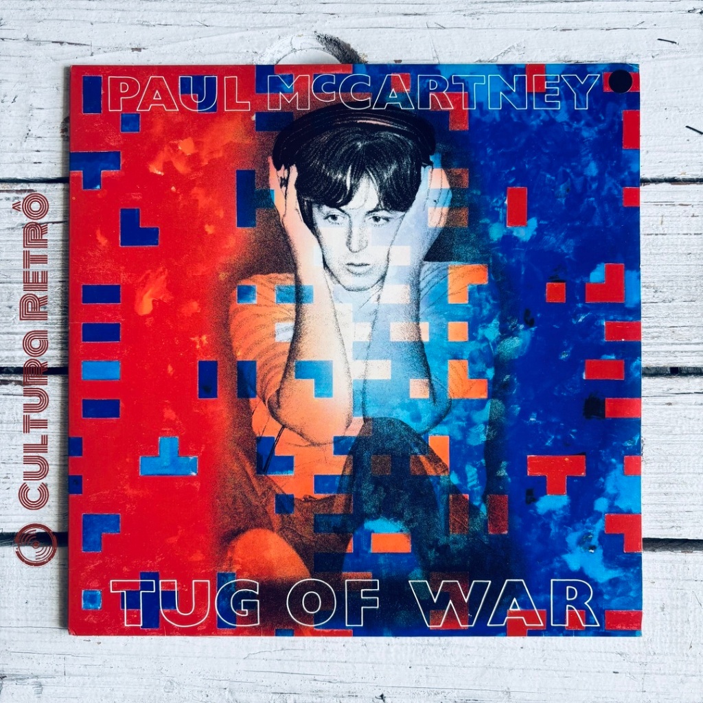 LP TUG WAR PAUL MCCARTNEY 1982 ( MT NOVO/ ENCARTE) EBONY IVORY