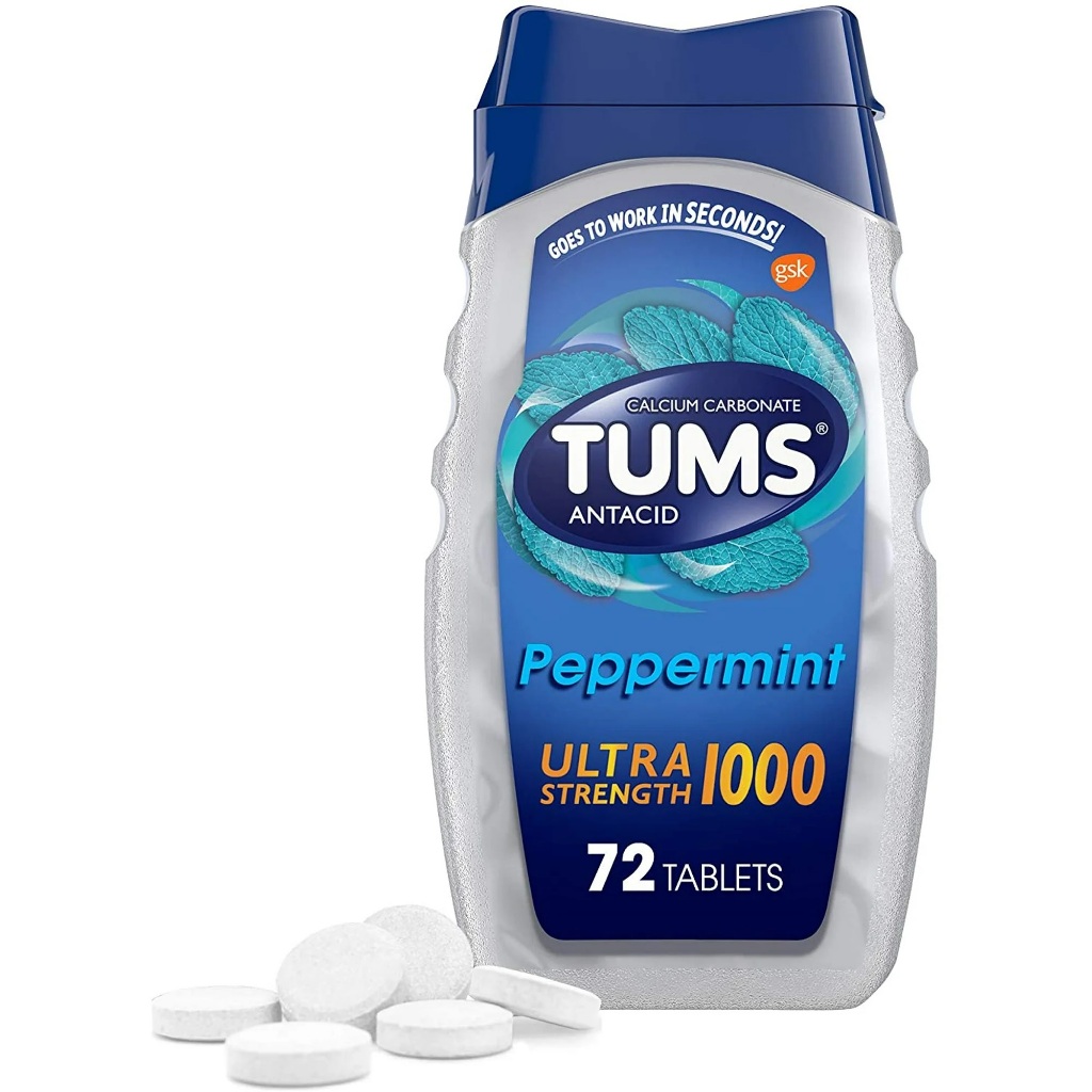 Tums Peppermint Com 72 Tablets Queima De Azia
