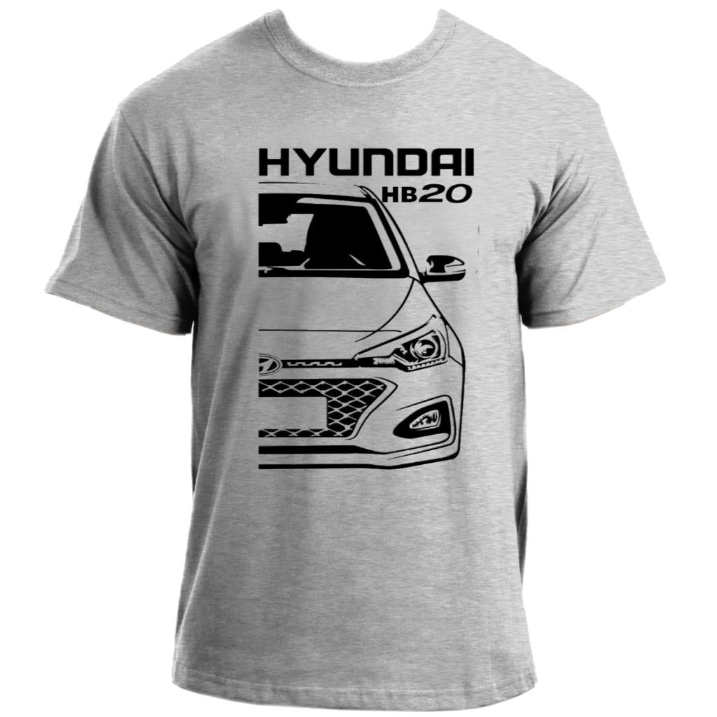 Camiseta infantil ou adulto até Plus size Hyundai HB20 carro do Brasil