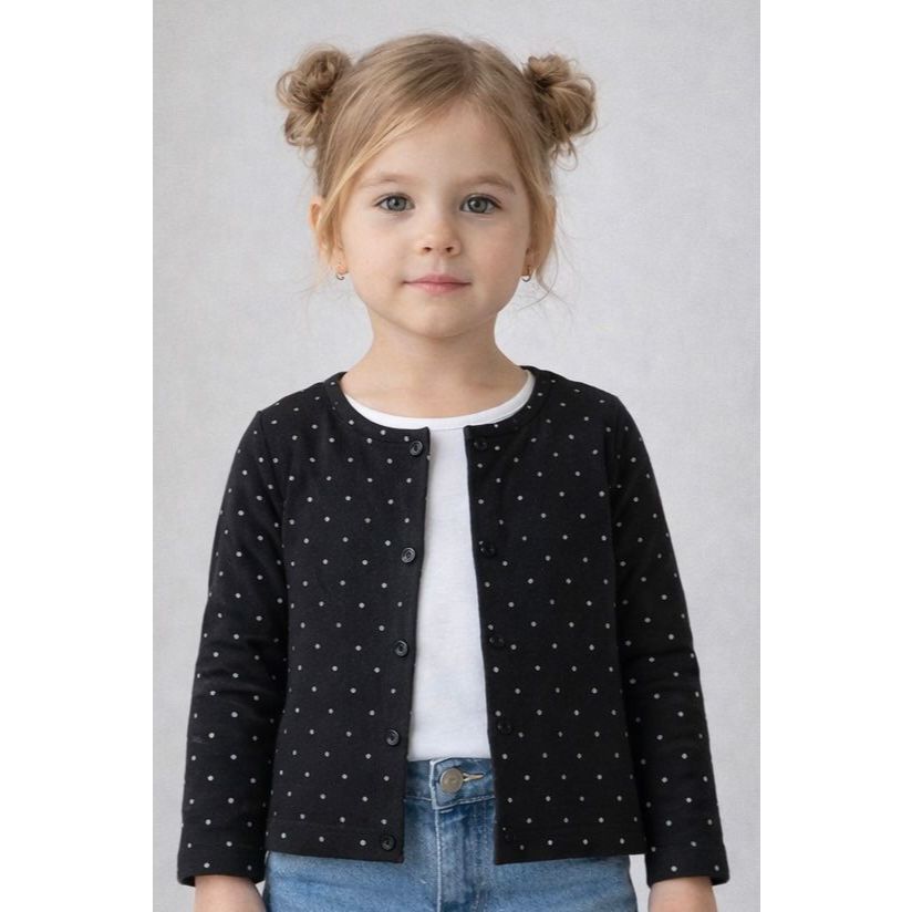 Cardigan casaco infantil - menina em Oferta na Shopee