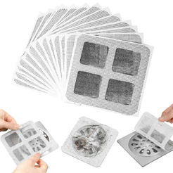 DAGUAN Kit Protetor De Ralo Banheiro Cozinha Tela Adesivo Prevenção de bloqueios