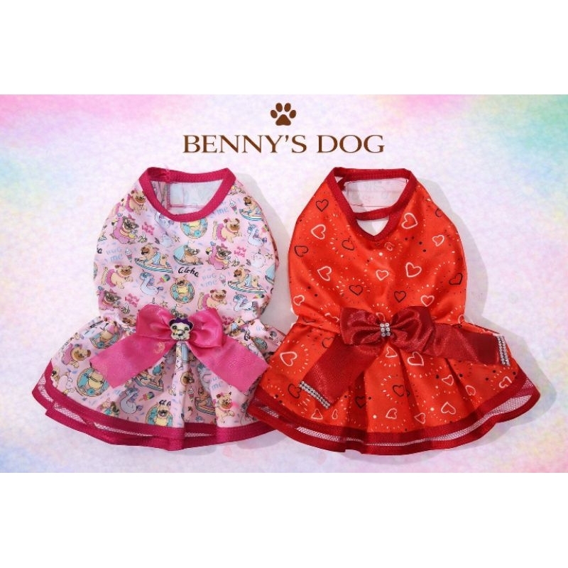 Vestido de Verão Pet – Tricoline Leve com Fecho em Velcro | Roupa para Cães e Gatos 🐶🐱 Benny’s Dog