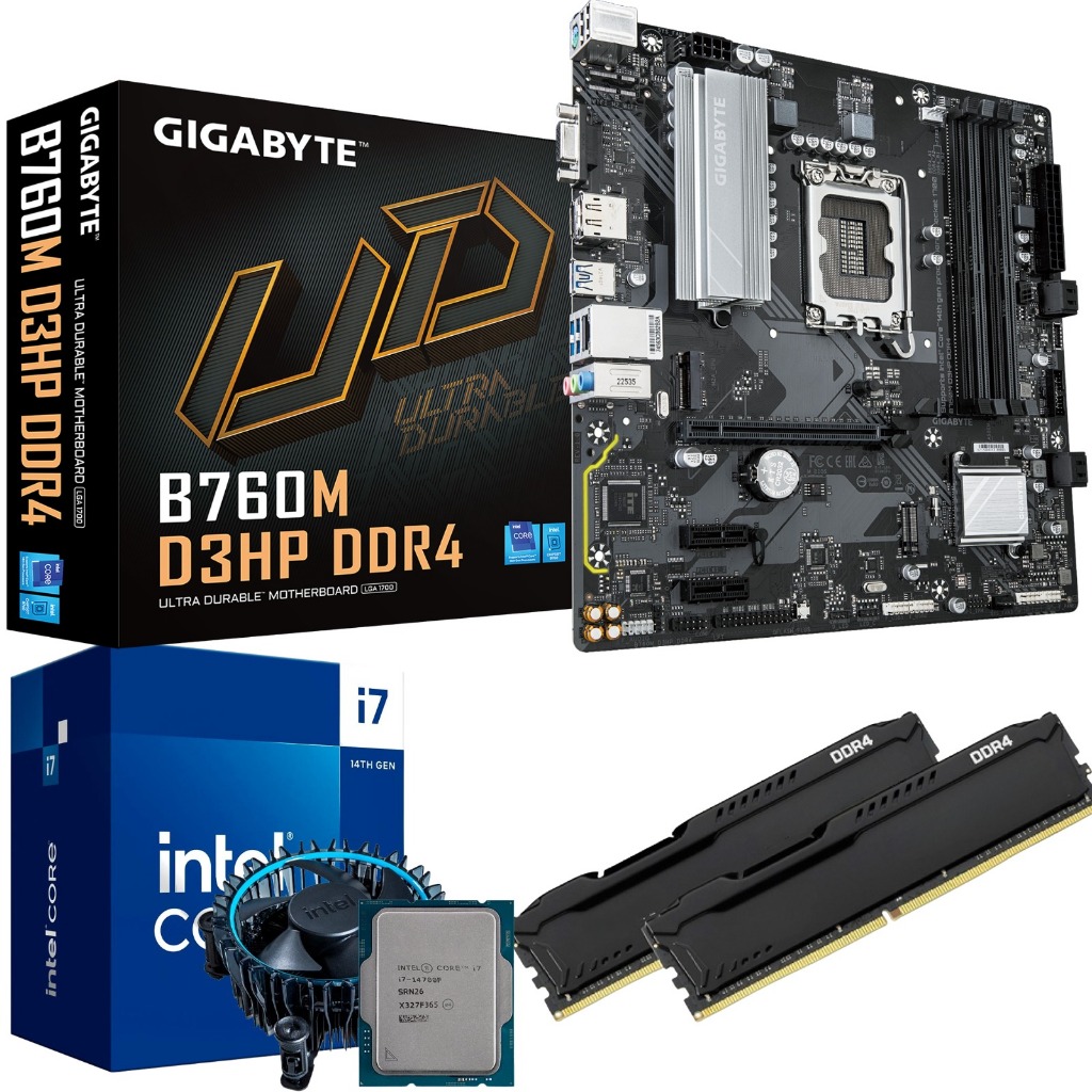 Kit Upgrade I7 14700f + Placa Mãe B760m + 32gb Ddr4