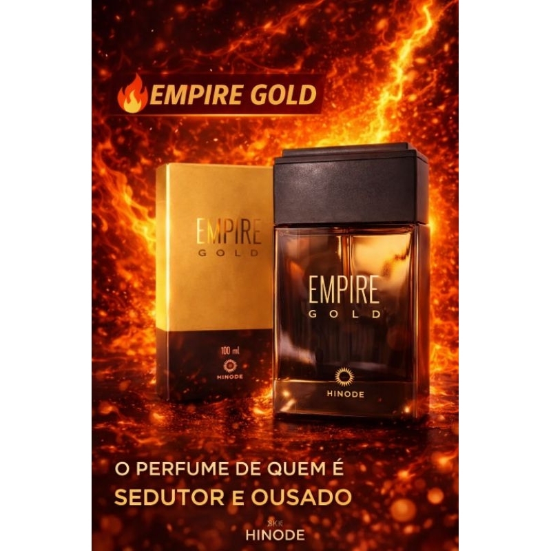 Perfume Empire Gold Hinode 100ml Masculino Original Alta Fixação 8h+ Mais Vendido