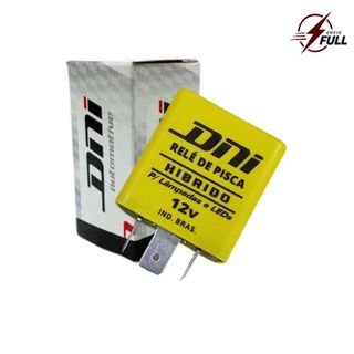 Rele Seta Pisca Led Híbrido 3 Terminais 12v 120W Para Carro Moto Caminhão Leve DNI1114