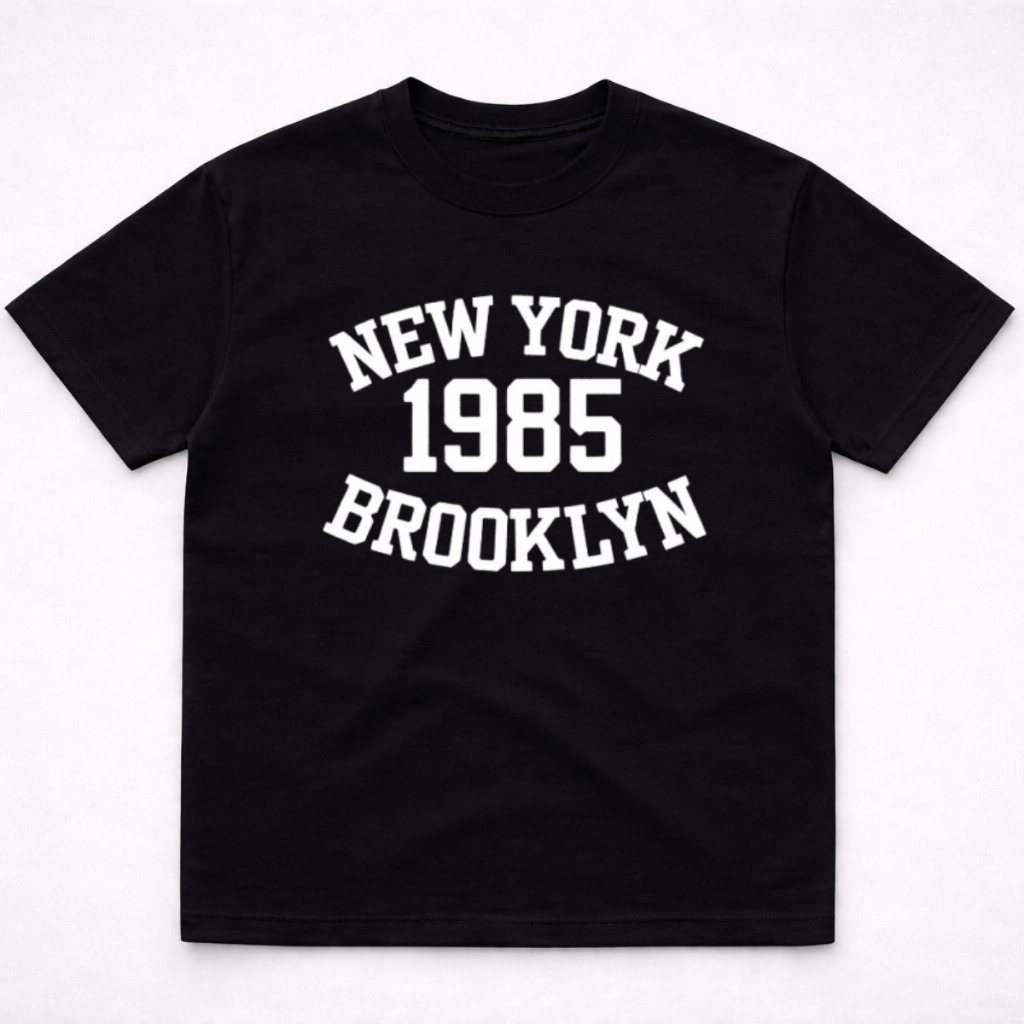 Camiseta Masculina New York 100% Algodão Casual Uso Diário Leve Reforço Ombro a Ombro Envio Imediato em Oferta na Shopee