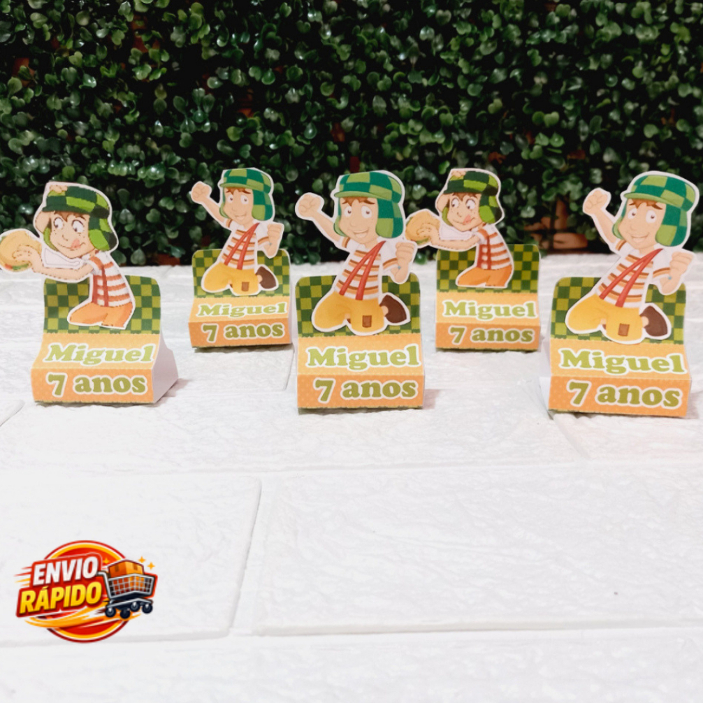 Porta Bis Duplo Chaves Personalizado| Lembrancinha| Festa Infantil/aniversário/mesversário