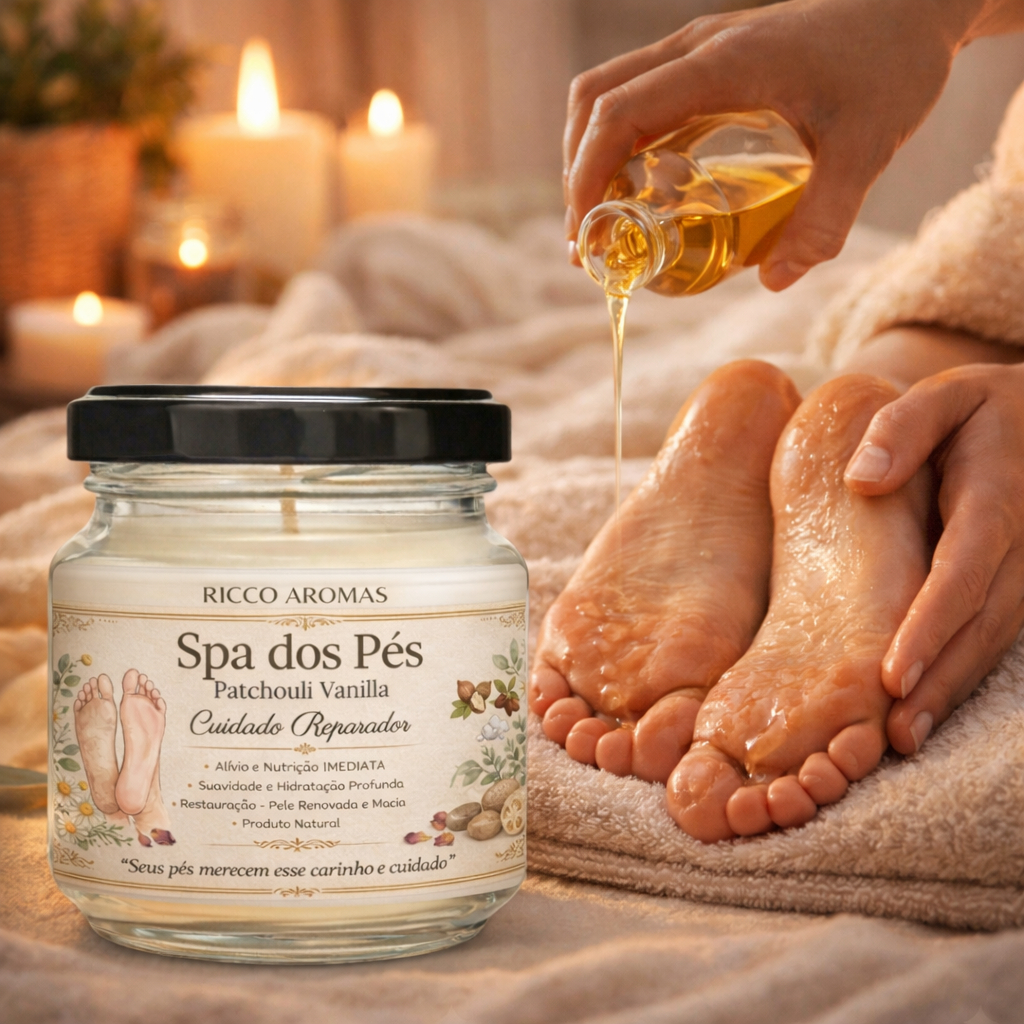 Vela de Massagem SPA DOS PÉS - Hidratação Profunda e Intensa | Pés renovados - RESULTADO IMEDIATO em Oferta na Shopee