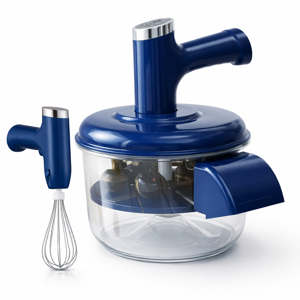 Eps-9177 Descascador Automático Frutas + Batedor Elétrico Ovos 2 em 1  Portátil Epsilon com USB