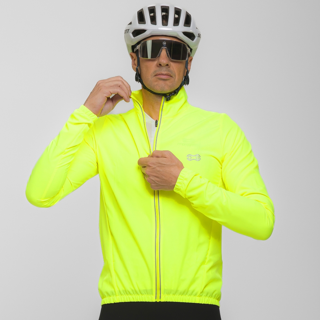 Jaqueta Corta Vento Bag Com Bolso Masculino Márcio May Sports Ciclismo Esportiva