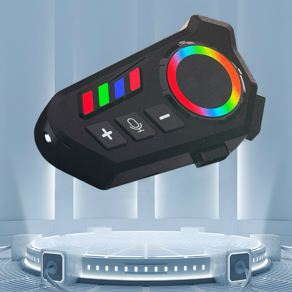 Fone de Ouvido de Capacete Moto Bluetooth Controle De Voz microfone para moto intercomunicador — imagem 2 de 2