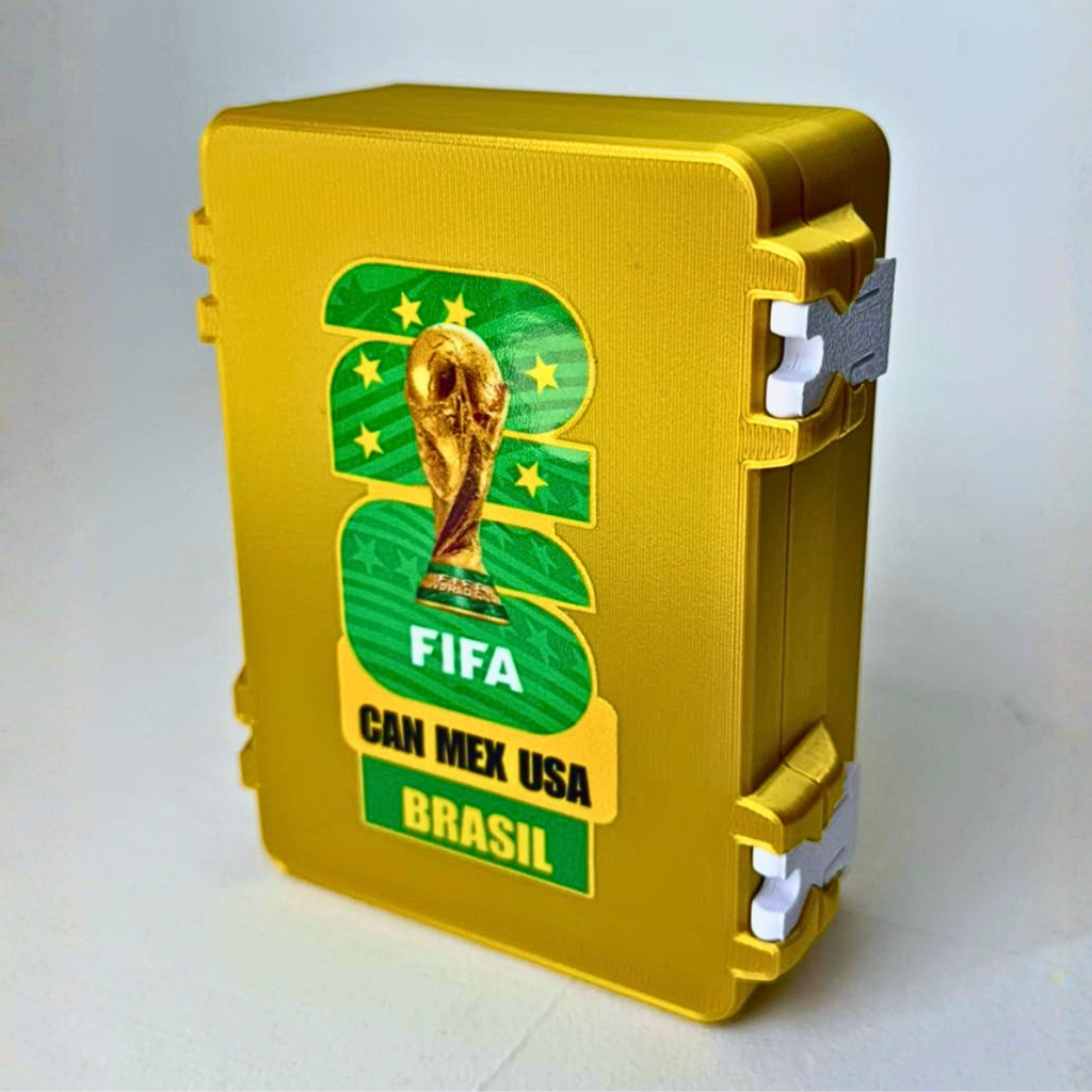 PORTA FIGURINHAS ALBUM COPA DO MUNDO 2026 | ESTOJO PARA GUARDAR FIGURINHAS PARA TROCA
