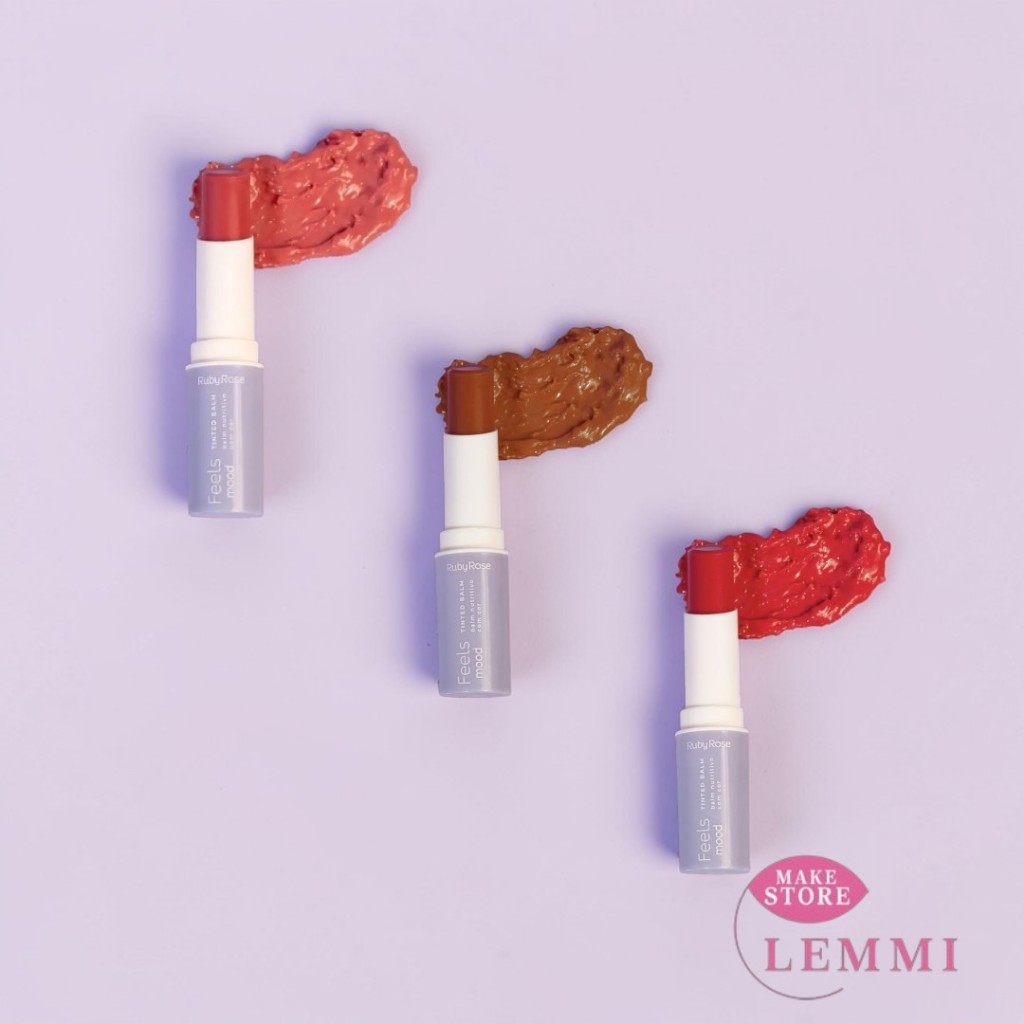 Balm Labial Alta Pigmentação Tinted Balm Feels Mood Ruby Rose
