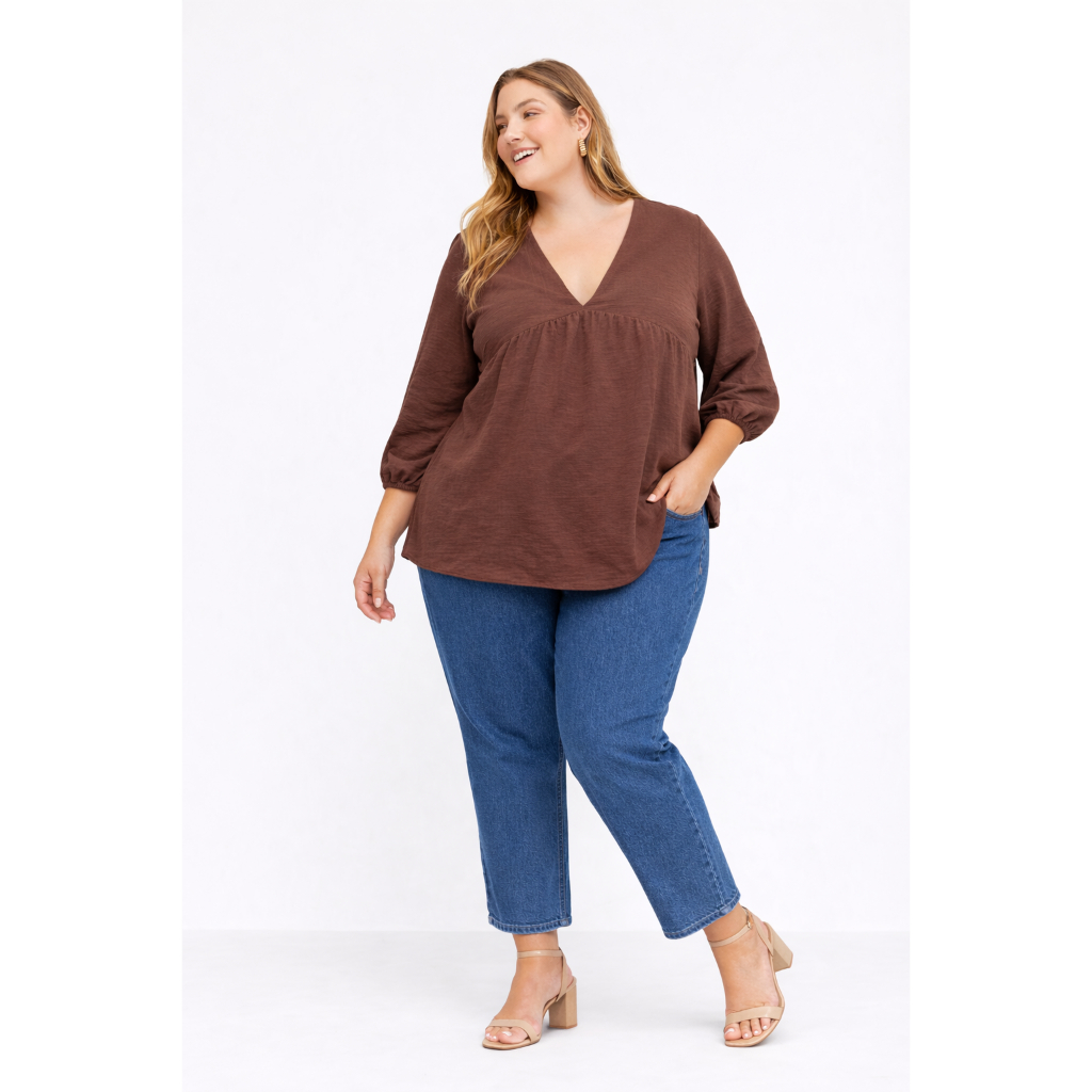 Bata blusa de frio feminina plus size Elegante Estilosa inverno modal elegante  moda cristã roupas evangélicas Vestido