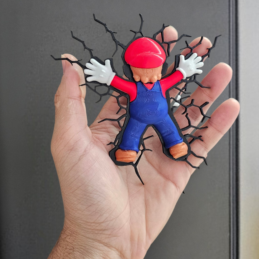 Ima de Geladeira Super Mario Bros World ou Luigi PREMIUM.Presente, decoração criativa. Casa, cozinha