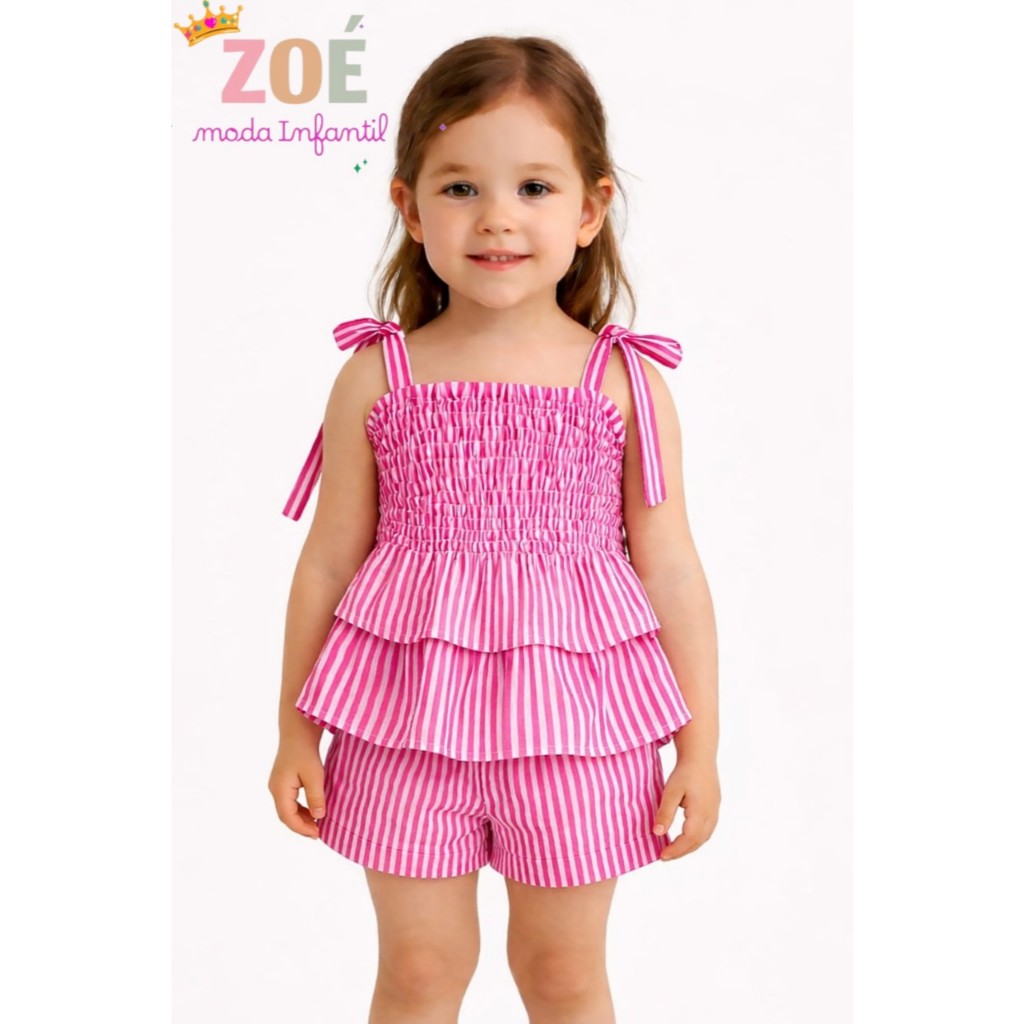 conjunto infantil doce infância