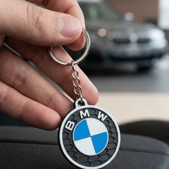 Chaveiro BMW Premium - Design Esportivo em Colmeia