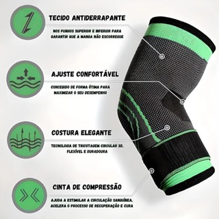 Kit 2 Cotoveleira Ortopédica Ajustável com Compressão Ideal para Dor no Cotovelo e Esporte em Oferta na Shopee