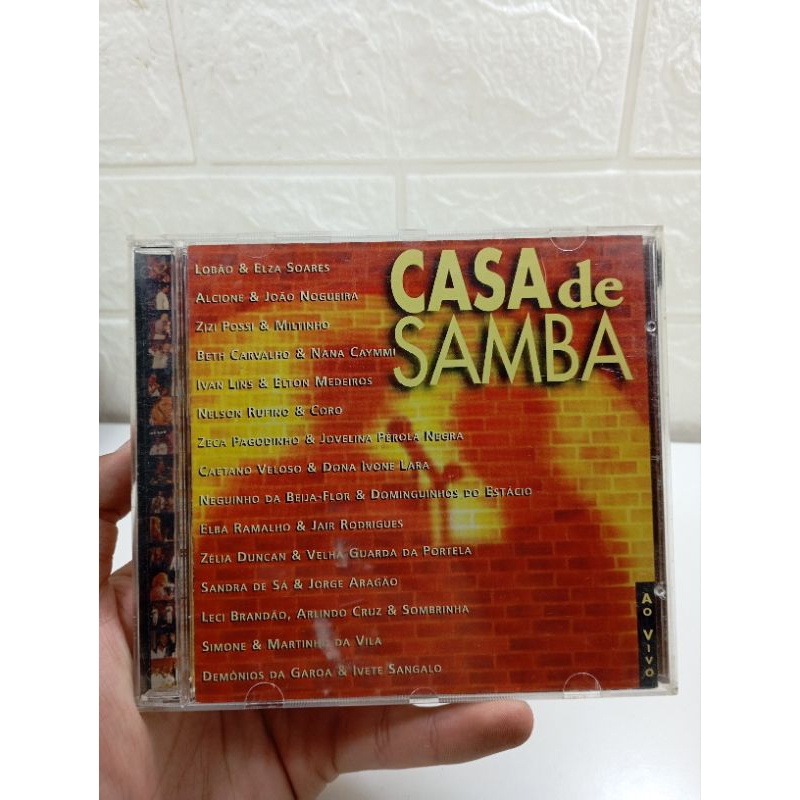 CD CASA DE SAMBA - AO VIVO - 15 REPRODUÇOES - CD usado - REF:CD411