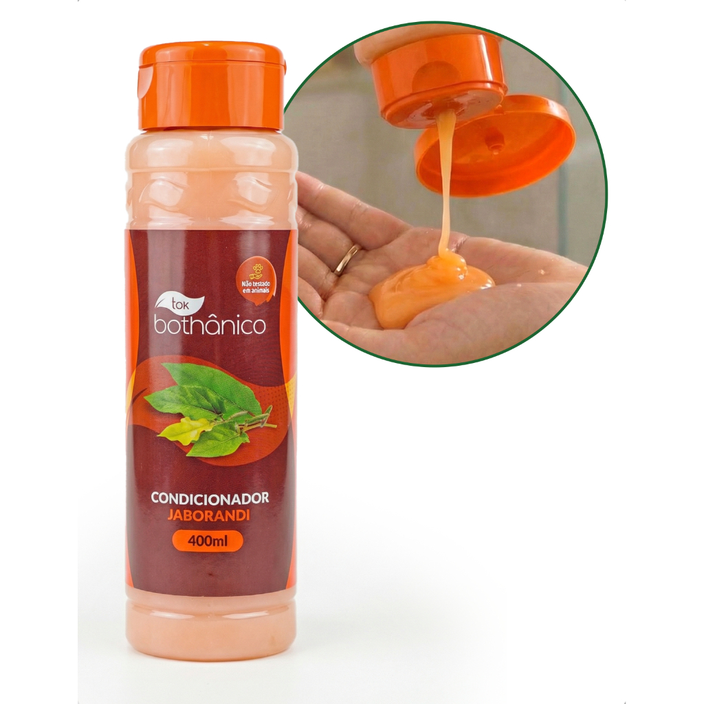 Condicionador Jaborandi 400ml Tok Bothanico Revitaliza Tonifica Fortalece Cabelo Quebradiço