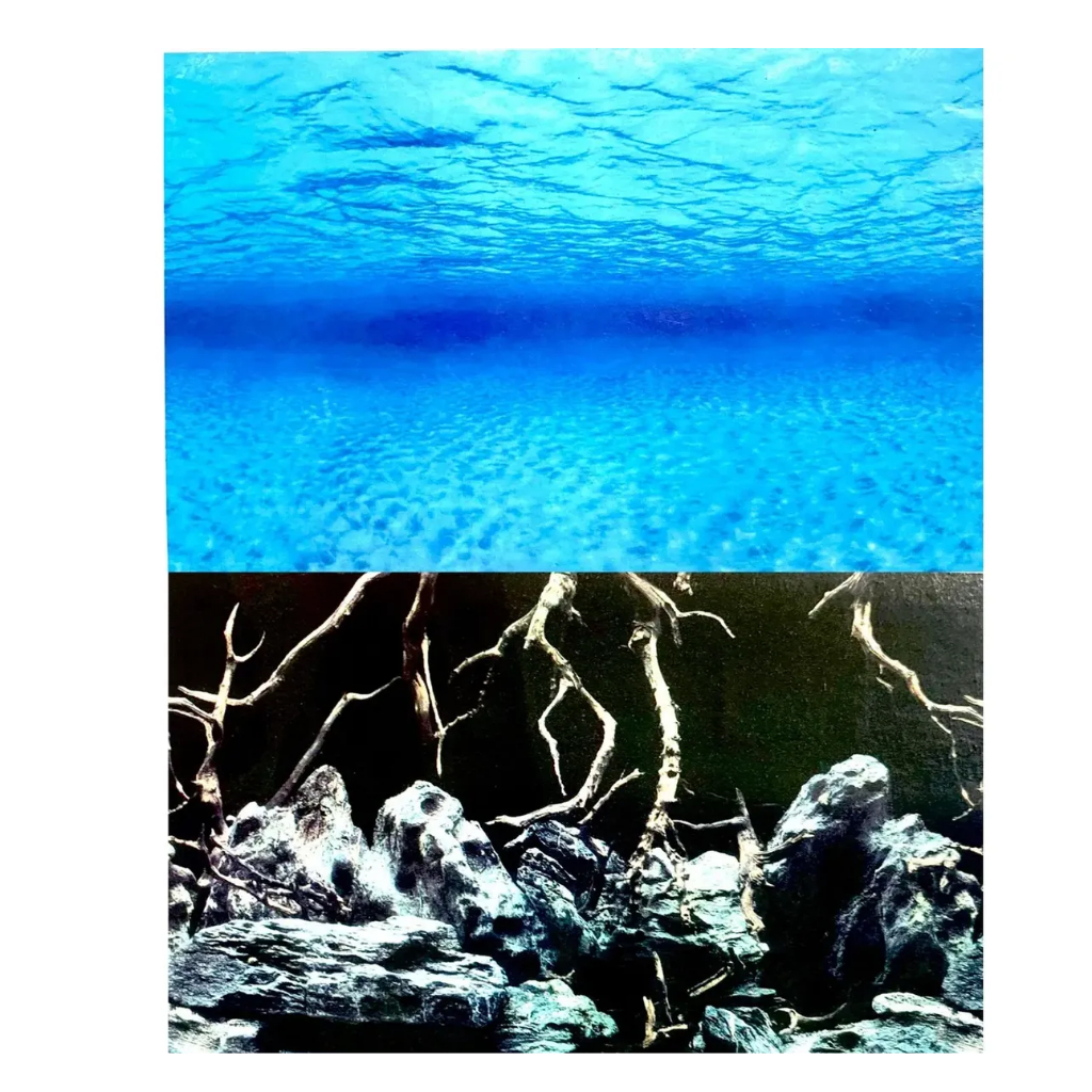 Ocean Tech Painel De Fundo P/ Aquario C54/c57 100x50cm - Metro